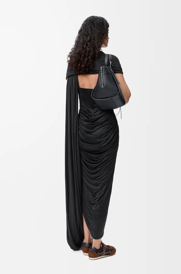 LOEWE 粘胶纤维连衣裙 黑色