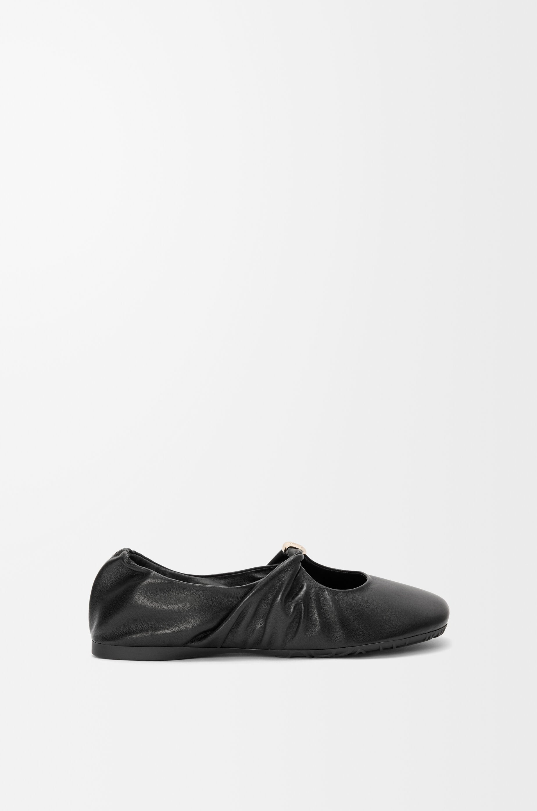Pebble Soft ballerina in nappa lambskin Yellow - LOEWE