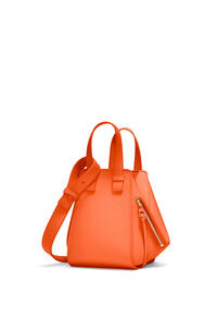 LOEWE Hammock compact bag in satin calfskin Orange