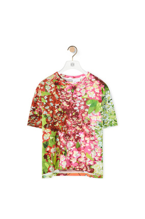 LOEWE Chihiro print T-shirt in cotton Multicolor plp_rd