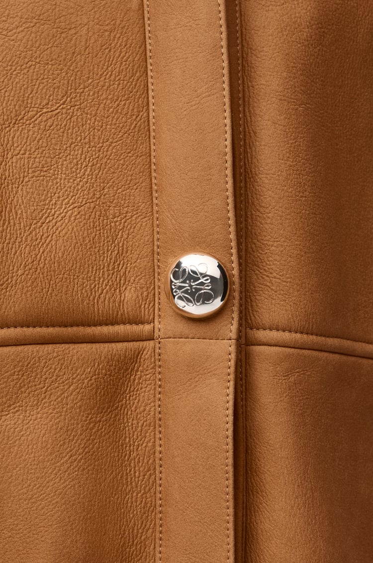 LOEWE Cárdigan en lana de oveja Toffee