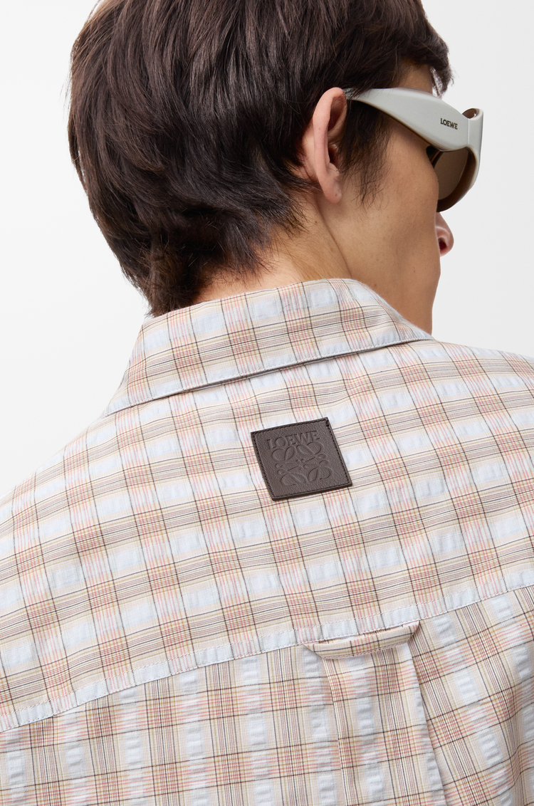 LOEWE Camisa de manga corta en algodón Multicolor