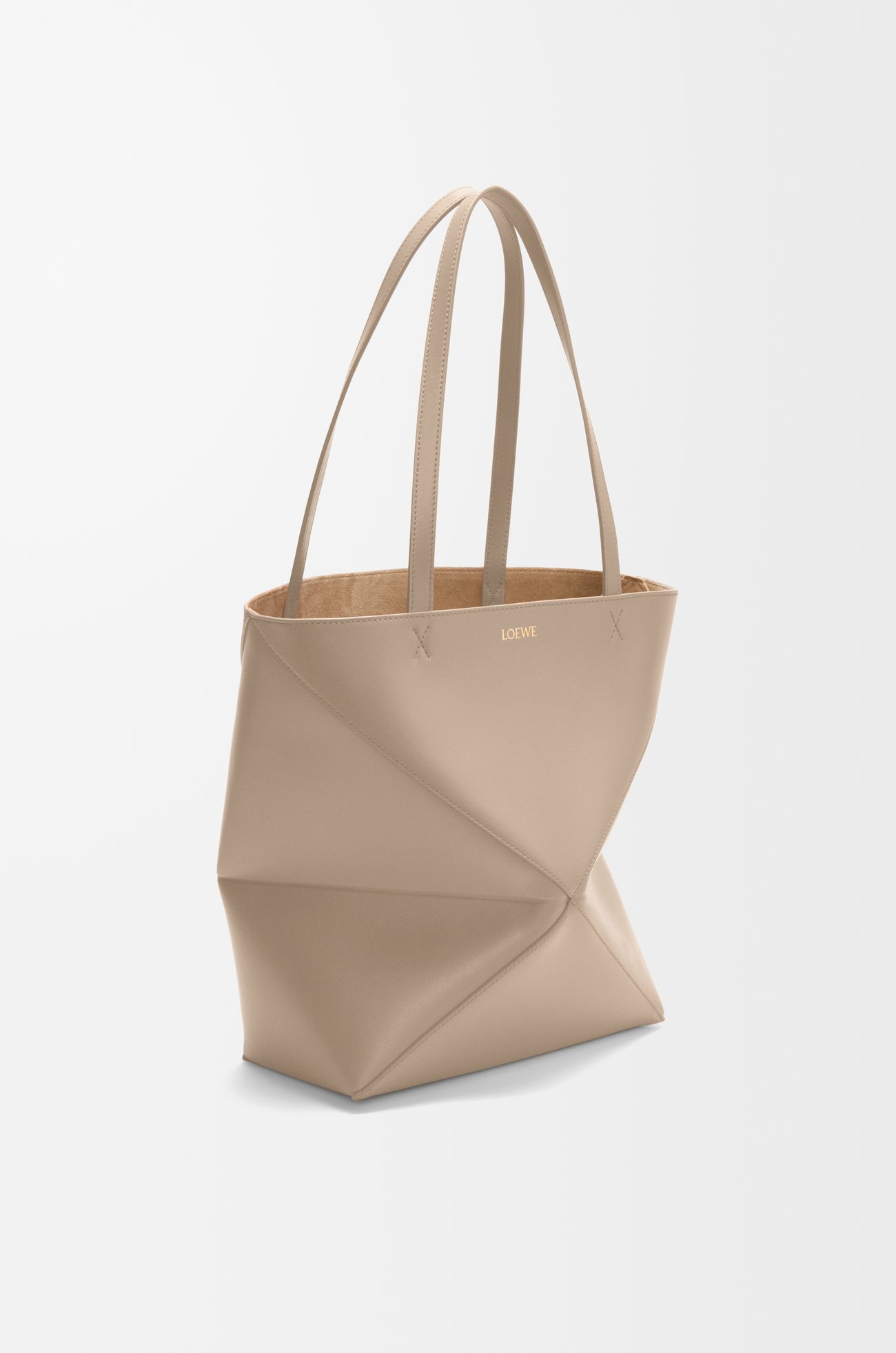 LOEWE パズルフォルド トート （シャイニーカーフ） サンド