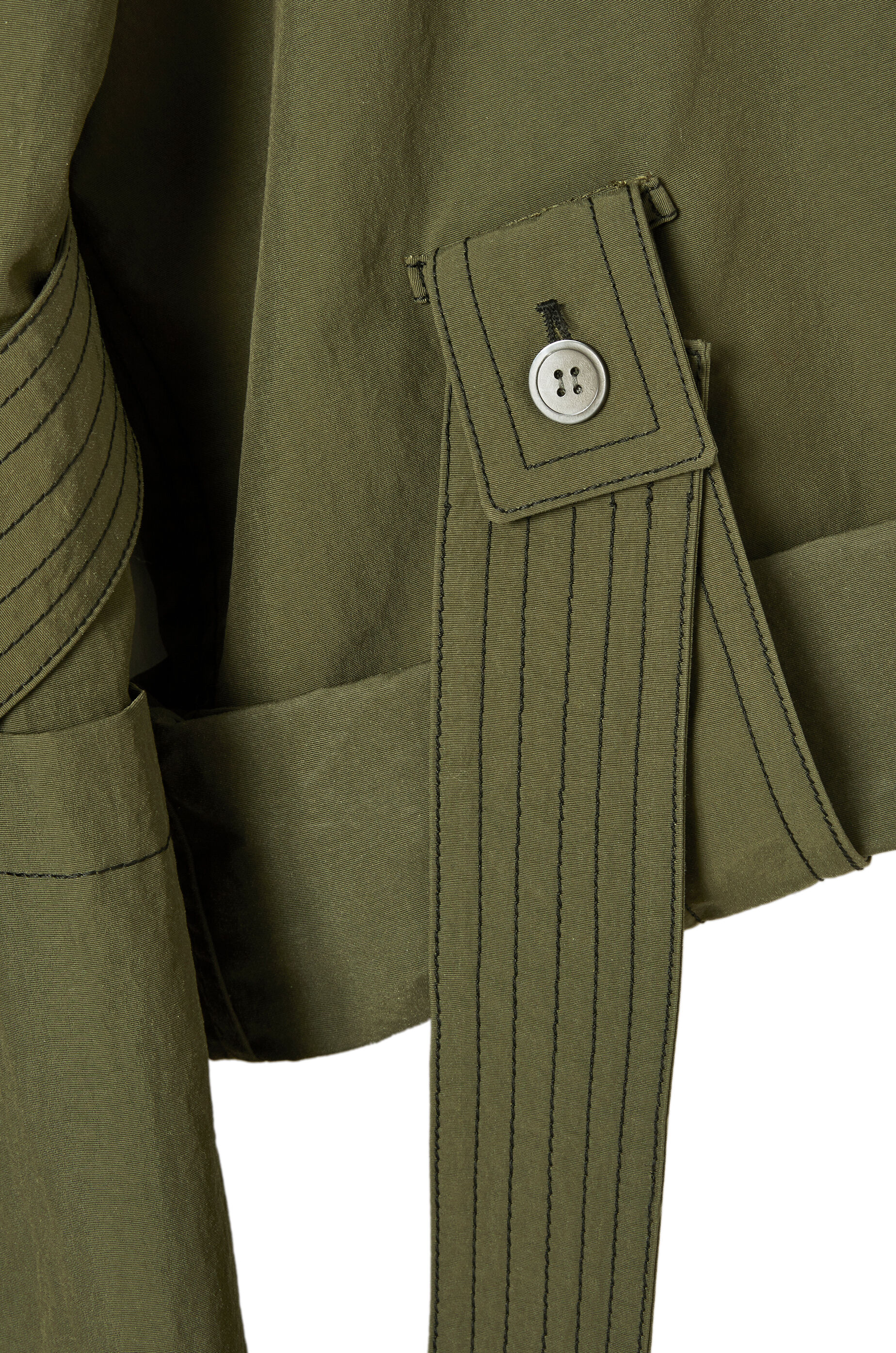 NYLON OVERSIZE COAT Black - LOEWE