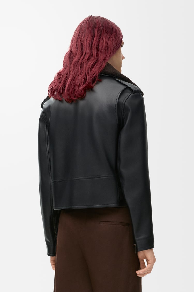 LOEWE Biker jacket in nappa lambskin Black