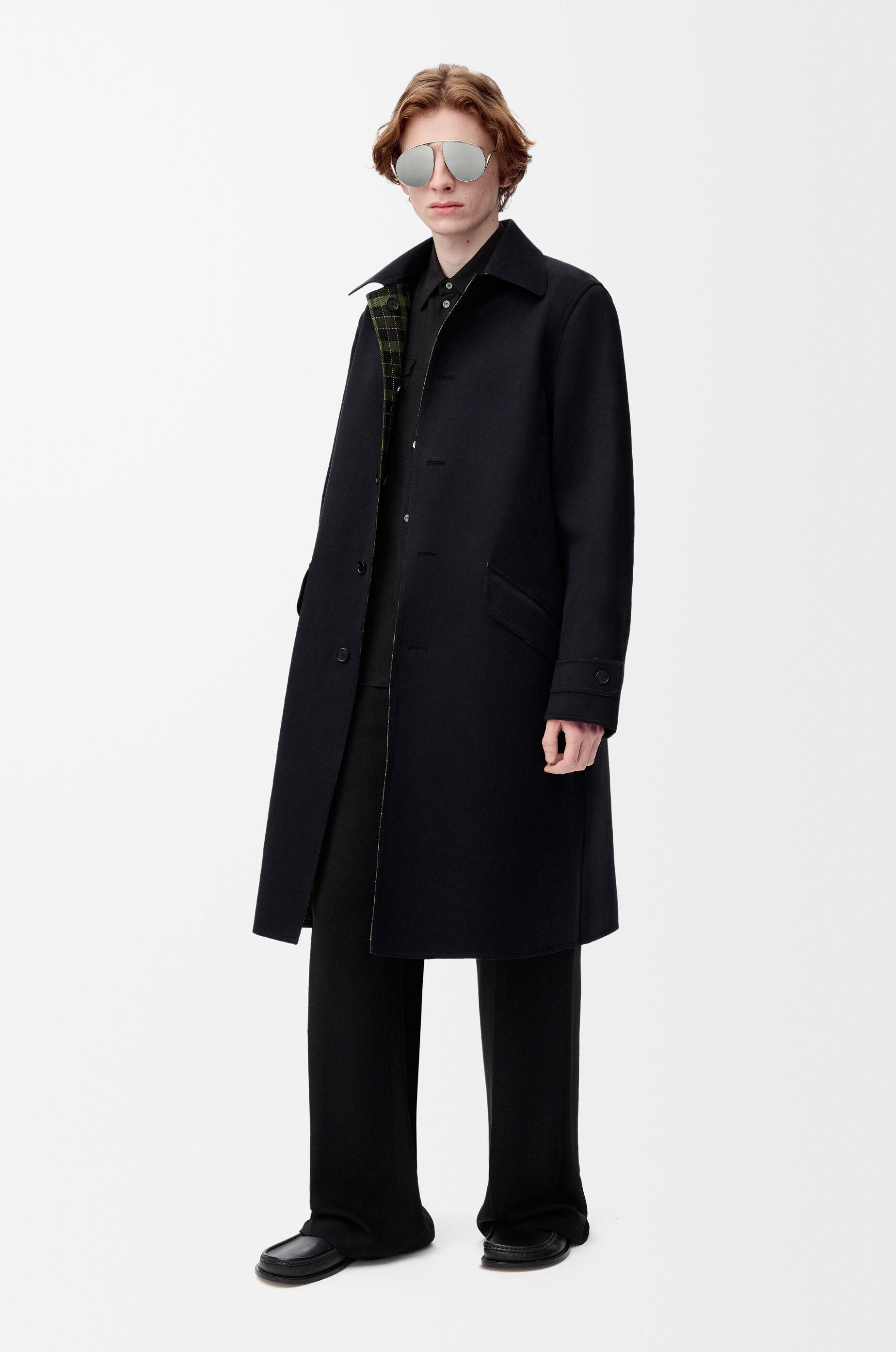 コート（コットン&ウール） ブラック - LOEWE