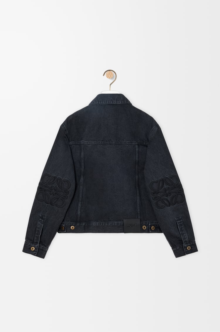 LOEWE 丹寧 Anagram 夾克 黑色