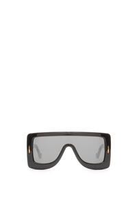 LOEWE Anagram mask sunglasses in acetate Black