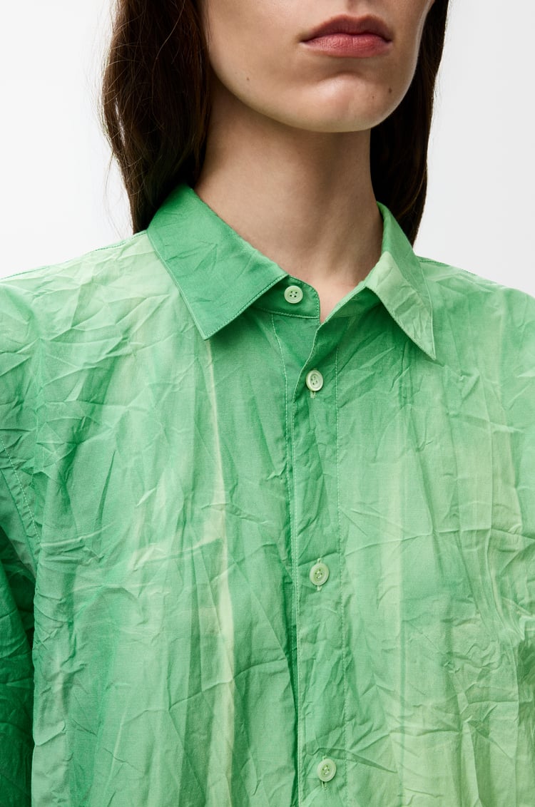 LOEWE Shirt in technical cotton Green