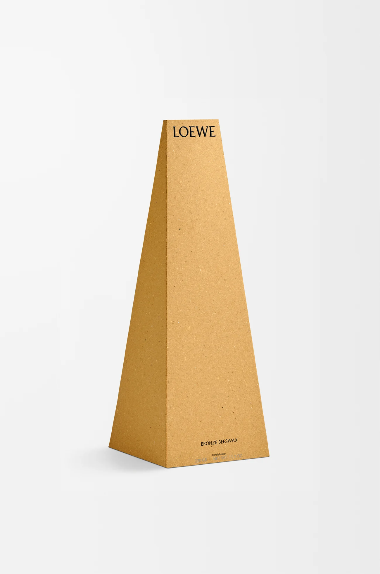LOEWE Bronze beeswax candleholder Amber