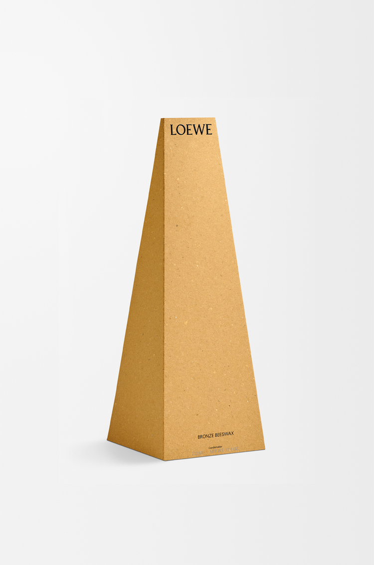 LOEWE ブロンズ ビーワックス キャンドルホルダー アンバー