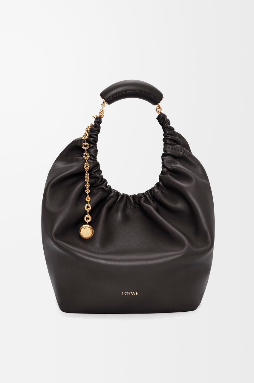 Medium Squeeze bag in mellow nappa lambskin