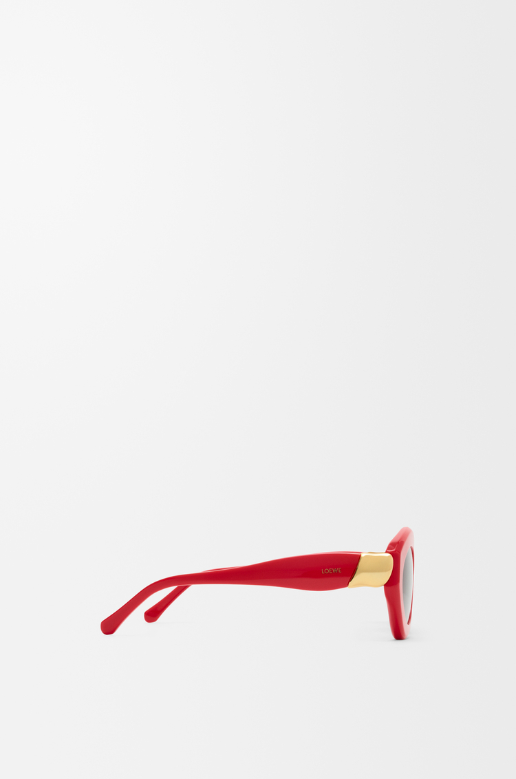LOEWE Coil Cateye sunglasses Ruby