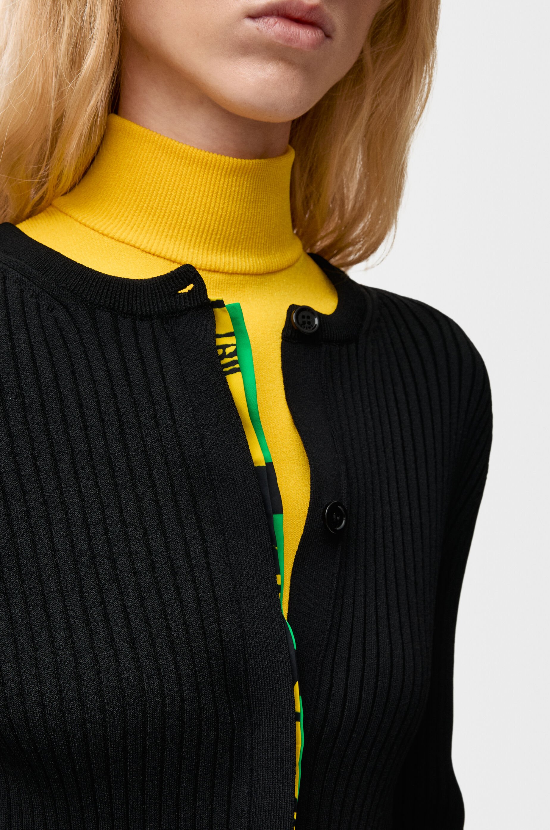 カーディガン（レーヨンブレンド） ブラック - LOEWE Japan official