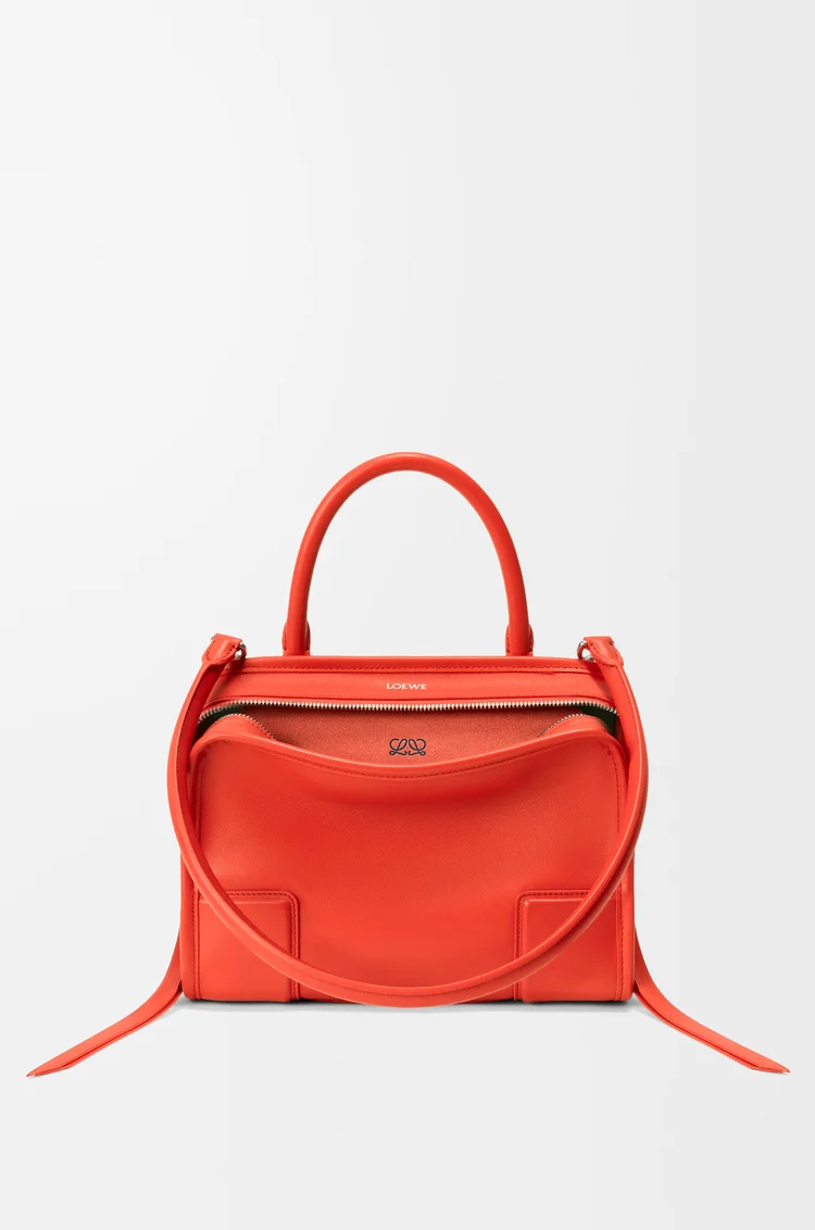 LOEWE Small Amazona 180 bag in soft calfskin Sunrise Orange