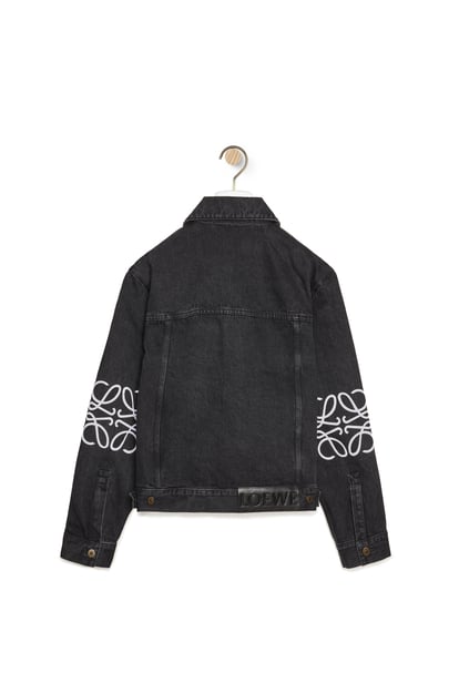 LOEWE Anagram jacket in cotton Black plp_rd