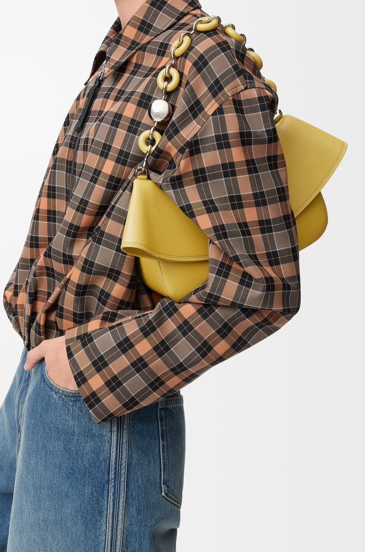 LOEWE Medium Ola bag in smooth calfskin Ginger