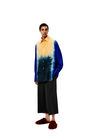 LOEWE Tie-dye shirt in wool Dark Blue/Multicolor pdp_rd