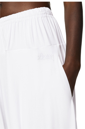 LOEWE Balloon trousers in viscose White plp_rd