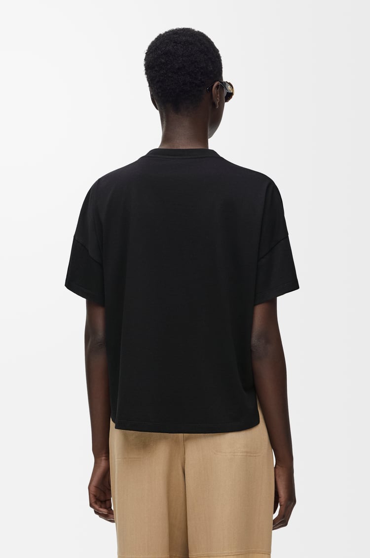 LOEWE Boxy fit T-shirt in cotton Black