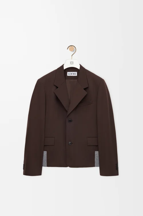 LOEWE Chaqueta en lana Marrón