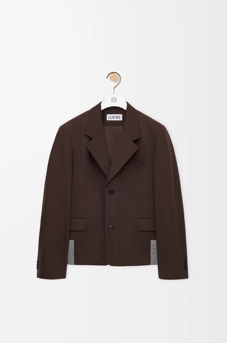 LOEWE Chaqueta en lana Marrón