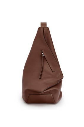 LOEWE Small Anton backpack in soft grained calfskin Cognac plp_rd
