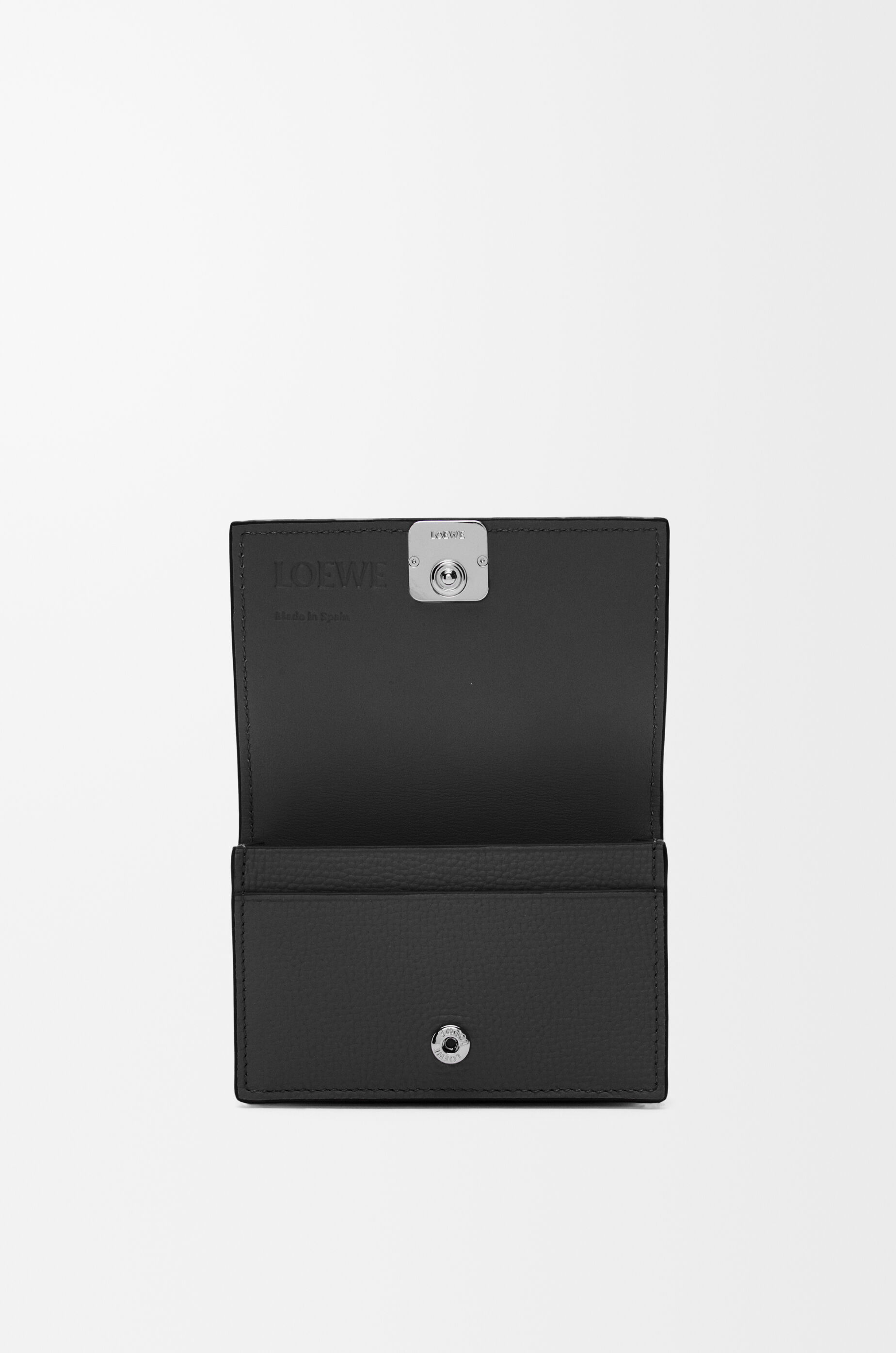 LOEWE アナグラムビジネスカードホルダー アナグラム ビジネスカードホルダー（ペブルグレインカーフ