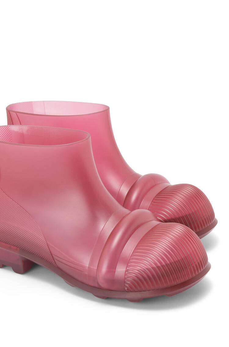 LOEWE Boot in rubber Transparent/Red