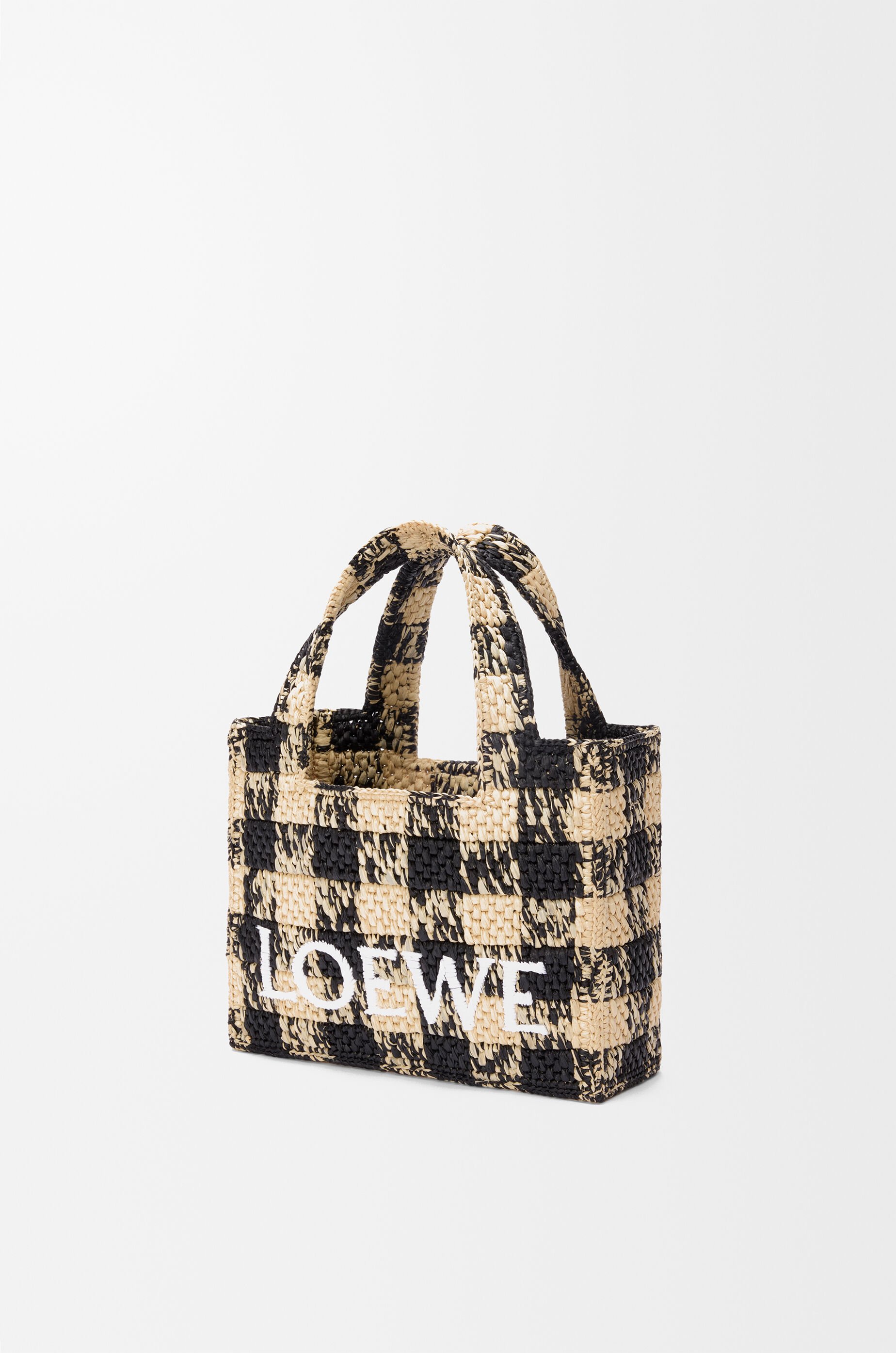 ロエベフォント トート ミニ（ラフィア） ベージュ - LOEWE