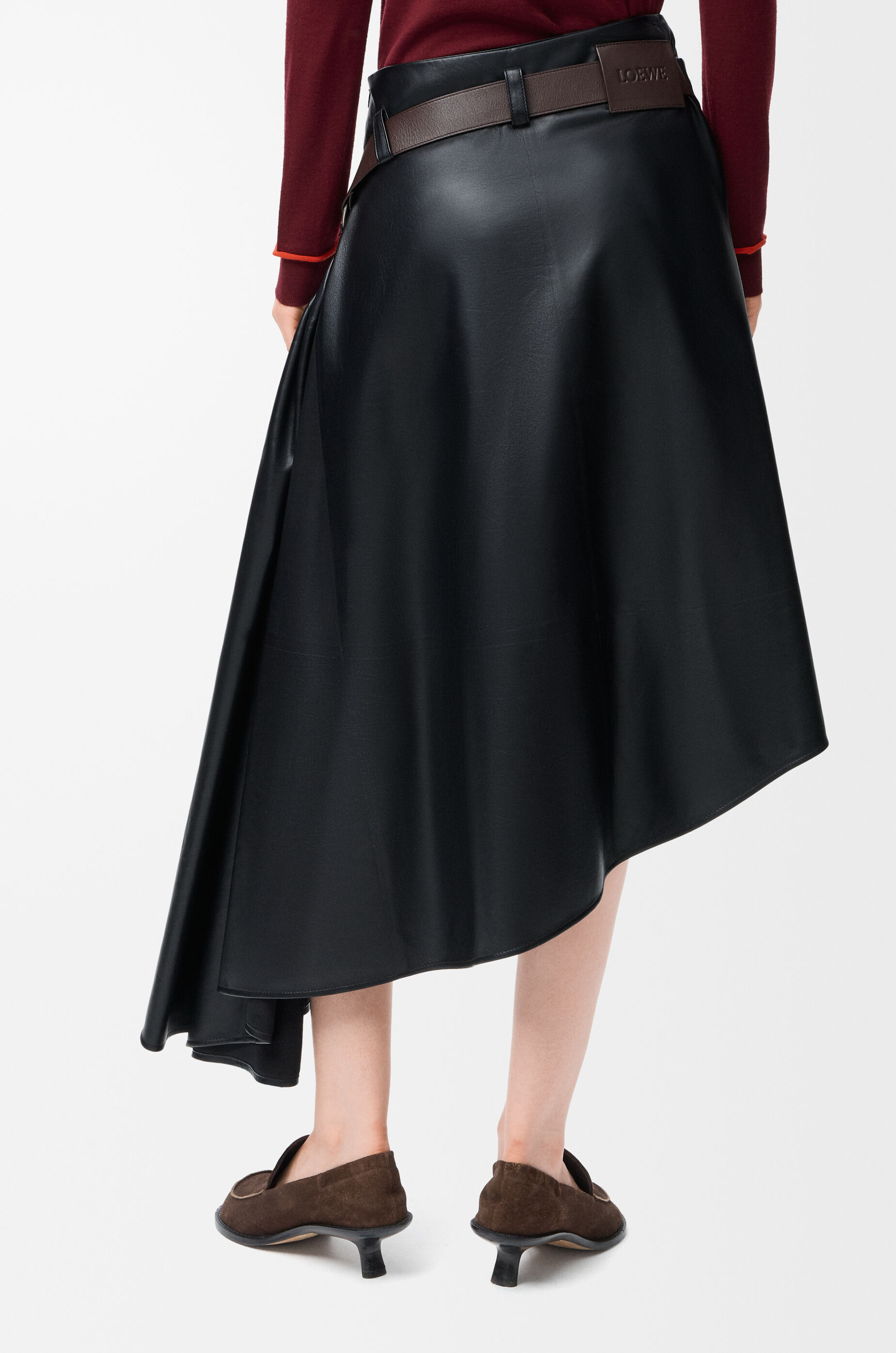 ベルテッド スカート（ナパラム） ブラック - LOEWE Japan official