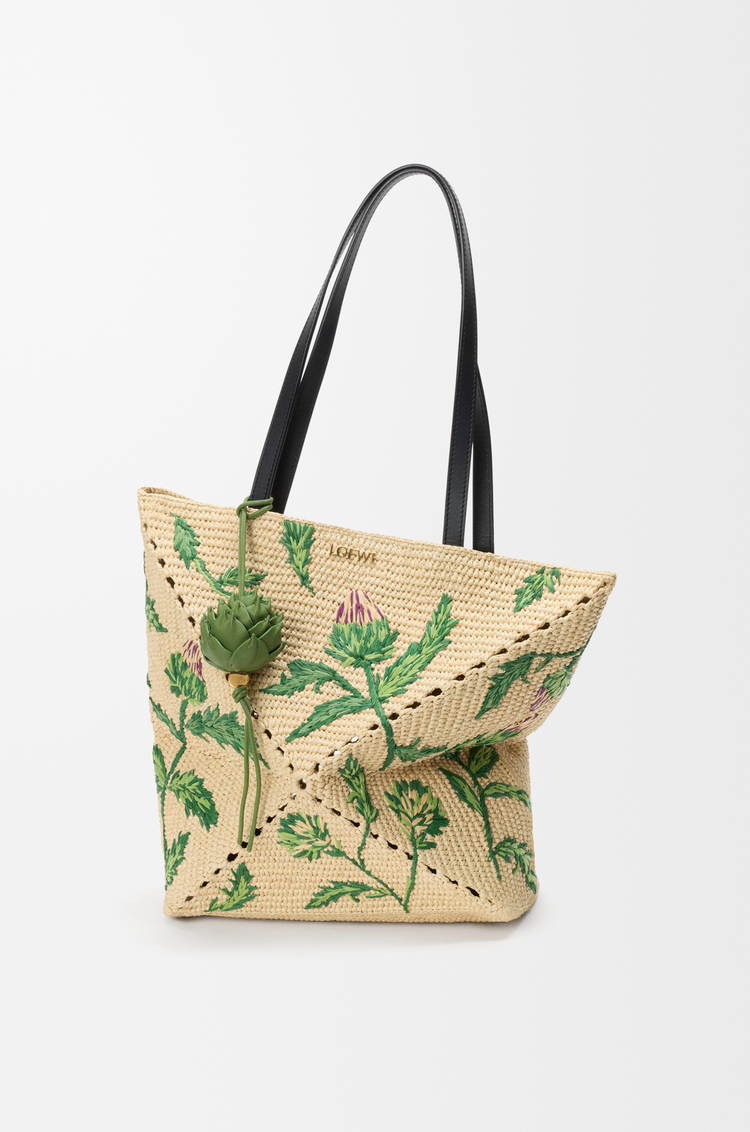 LOEWE Artichoke charm in classic calfskin Green