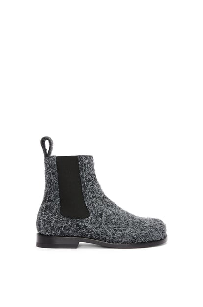 LOEWE Campo Chelsea boot in brushed suede Charcoal plp_rd