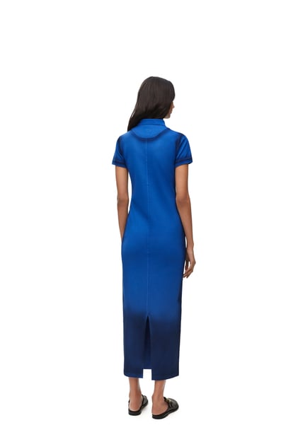 LOEWE Polo dress in cotton Greek Blue plp_rd