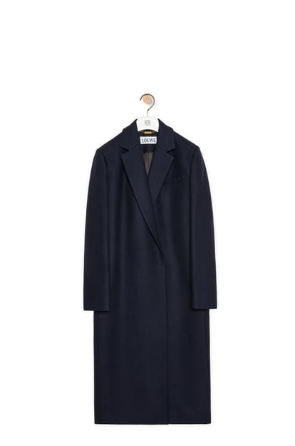 LOEWE Tailored coat in wool Midnight Blue plp_rd