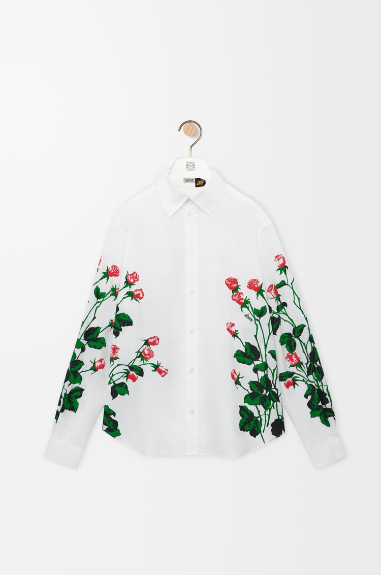 LOEWE Camisa en algodón Blanco