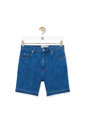 LOEWE Shorts in denim Medium Blue
