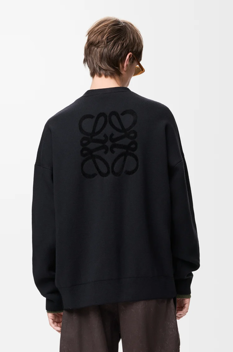 LOEWE Cardigan in wool blend Black