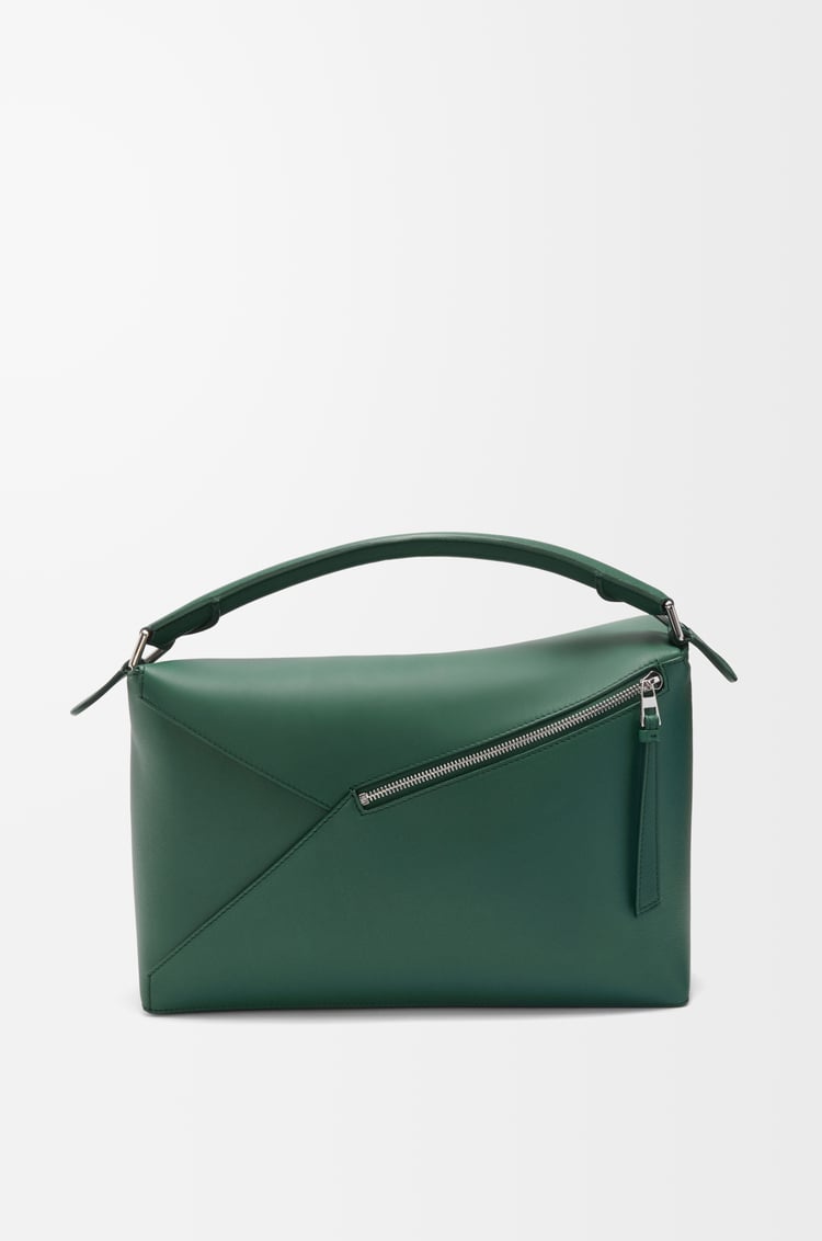 LOEWE Large Puzzle Edge bag in classic calfskin Evergreen