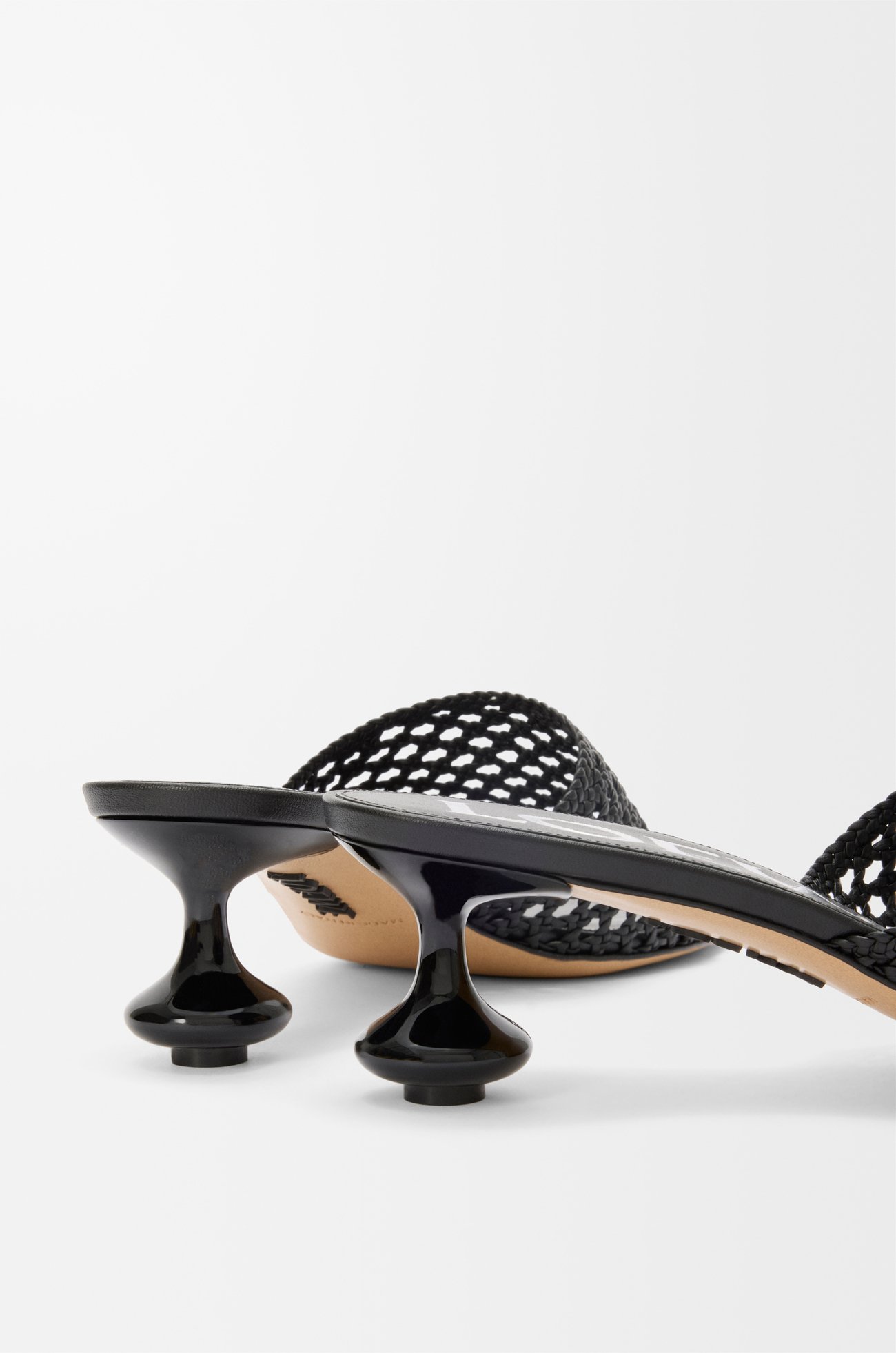 LOEWE Toy slide in calfskin Black
