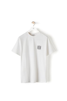 LOEWE 棉质 Anagram T恤 White plp_rd