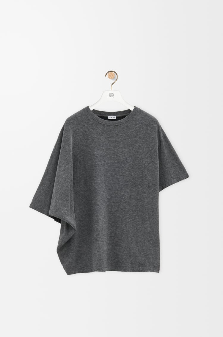 LOEWE ドレープ Tシャツ（レーヨン&カシミヤ） アンスラサイト