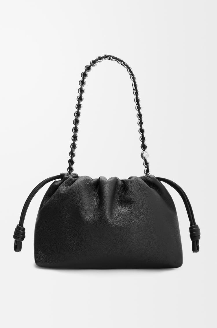 LOEWE Medium Flamenco purse in fine grained calfskin Black