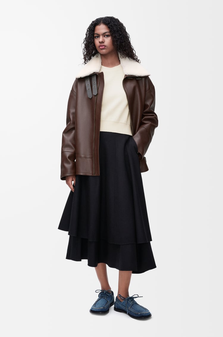 LOEWE Anagram sweater in wool Ecru