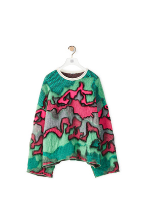 LOEWE Camouflage sweater in mohair Multicolor plp_rd