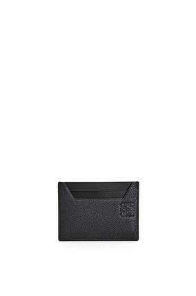 LOEWE Plain cardholder in soft grained calfskin Black