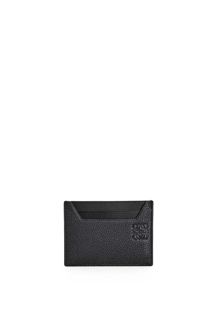 LOEWE Plain cardholder in soft grained calfskin Black pdp_rd