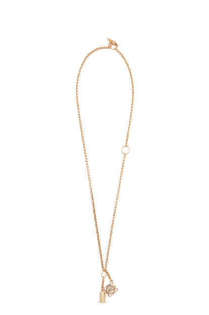 LOEWE Personalisation necklace in metal Gold plp_rd