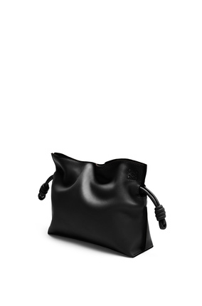 LOEWE Mini Flamenco clutch in nappa calfskin Black plp_rd