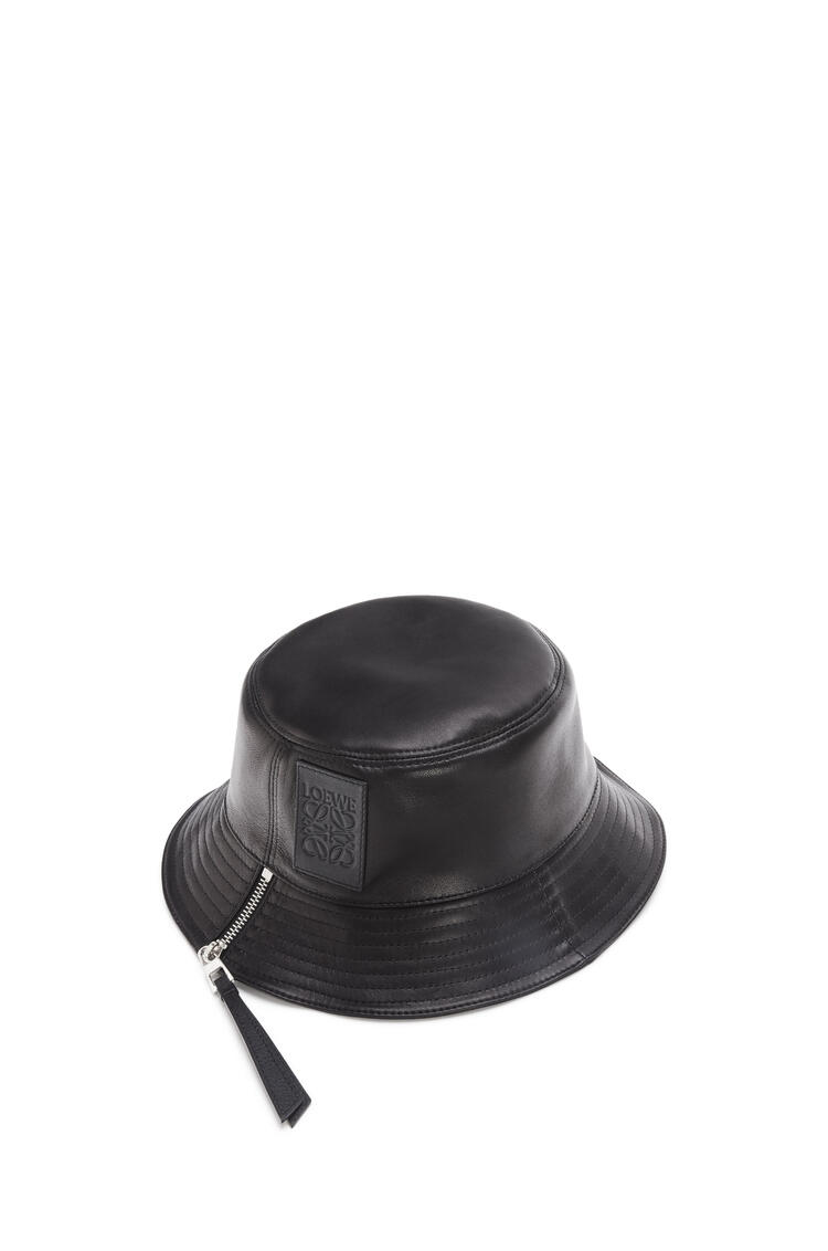 LOEWE Sombrero de pescador en piel napa Negro